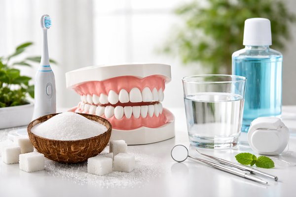 Сахар и здоровье зубов: почему стоматология NOVIKOVSKI открыто выступает против его чрезмерного потребления